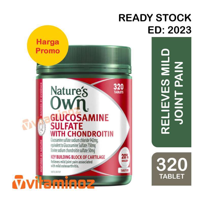Jual NATURE'S OWN Glucosamine Sulfate 1500 with Chondroitin