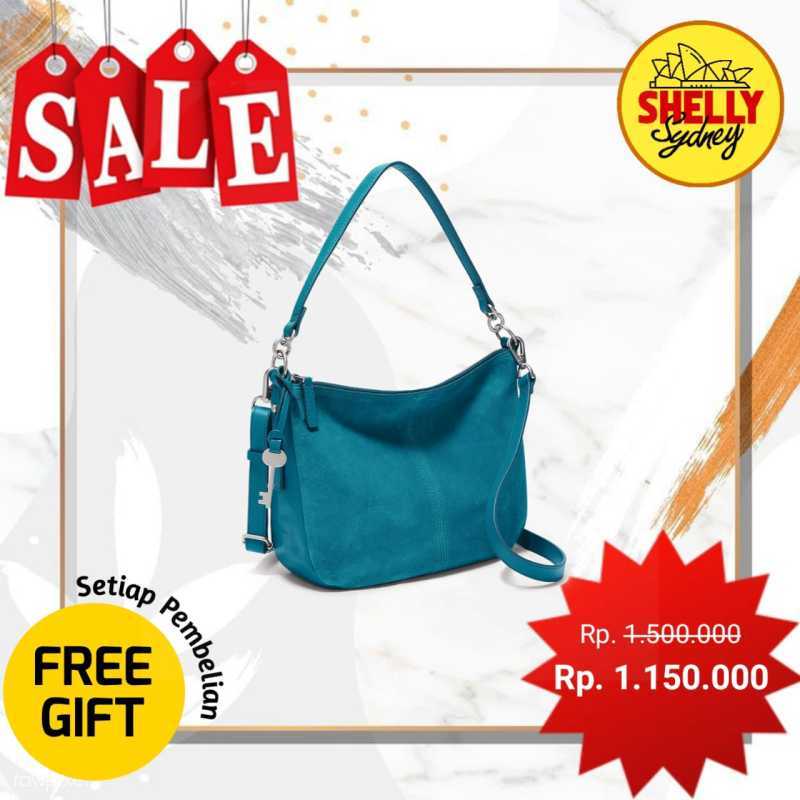 Jual Tas Fossil Original Jolie Crossbody Blue di Seller Shelly Sydney