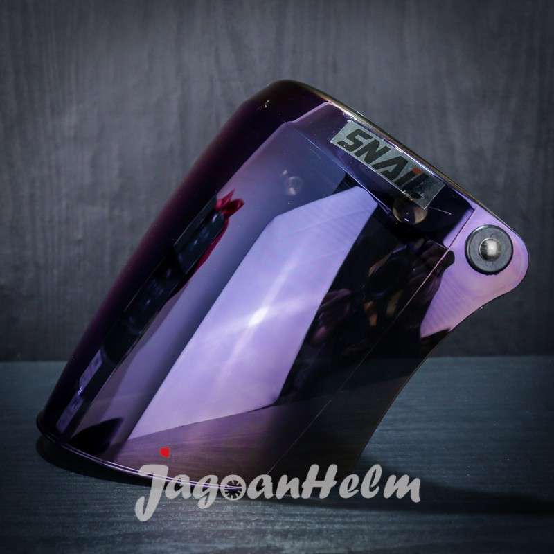 Jual SNAIL VISOR HELM RETRO IRIDIUM RETRO JPX ZEUS CARGLOSS ASCA INK