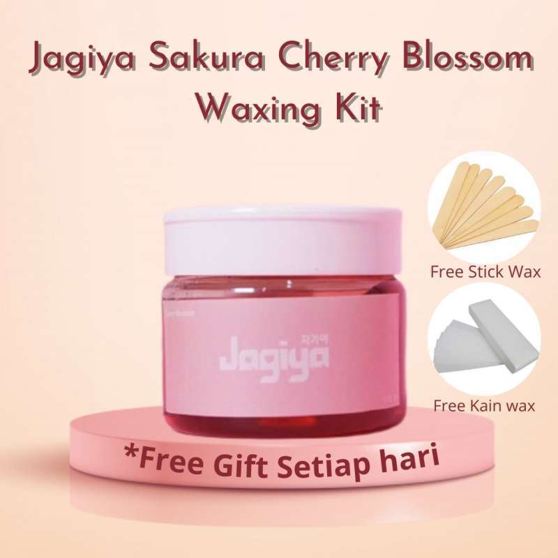 Jual Jagiya Wax Sakura Cherry Blossom Waxing Kit/sugar Wax/perontok