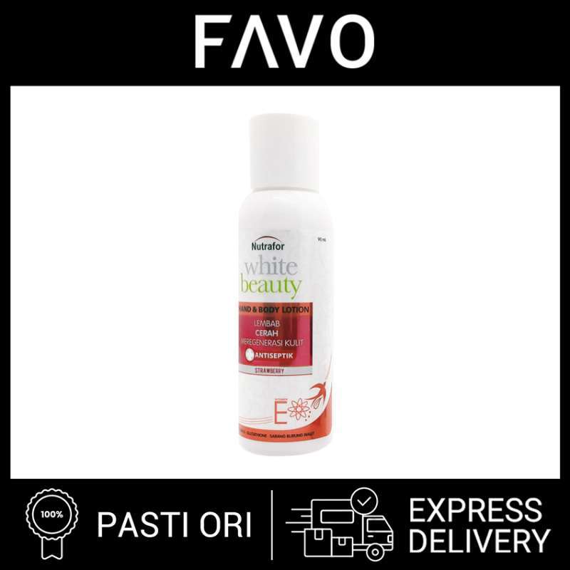 Jual Nutrafor White Beauty Hand Body Lotion 90 mL Mencerahkan Kulit