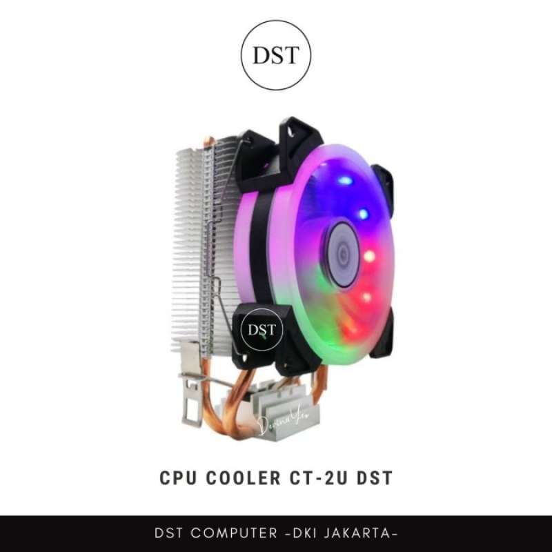 Cpu Dst Jual CPU COOLER CT-2U DST FAN PROCESSOR RGB MANTAP di Seller Meena ...