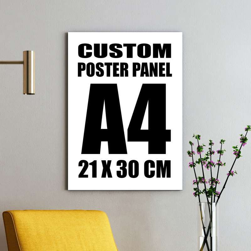 Jual Custom Poster Kayu Panel A4 21x30 cm di Seller Danvian Kebayoran