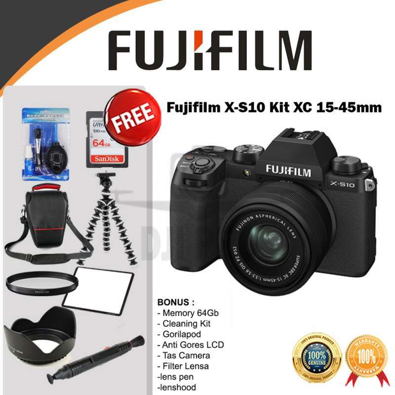 Jual Fujifilm XS10 Kit 1545MM f3.55.6 Fujifilm XS10 Fuji XS 10 Paket A di Seller DG PRO