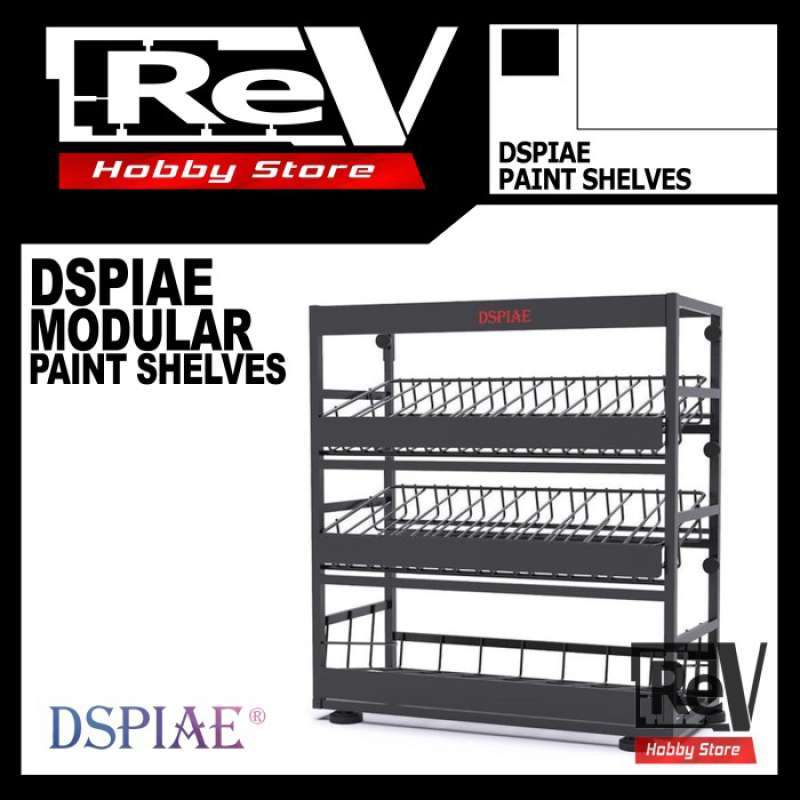 Jual DSPIAE MODULAR PAINT SHELVES RACK RAK CAT di Seller Revhobbystore