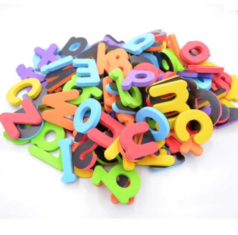 Jual Alphabet Rubber / Huruf dan Angka /