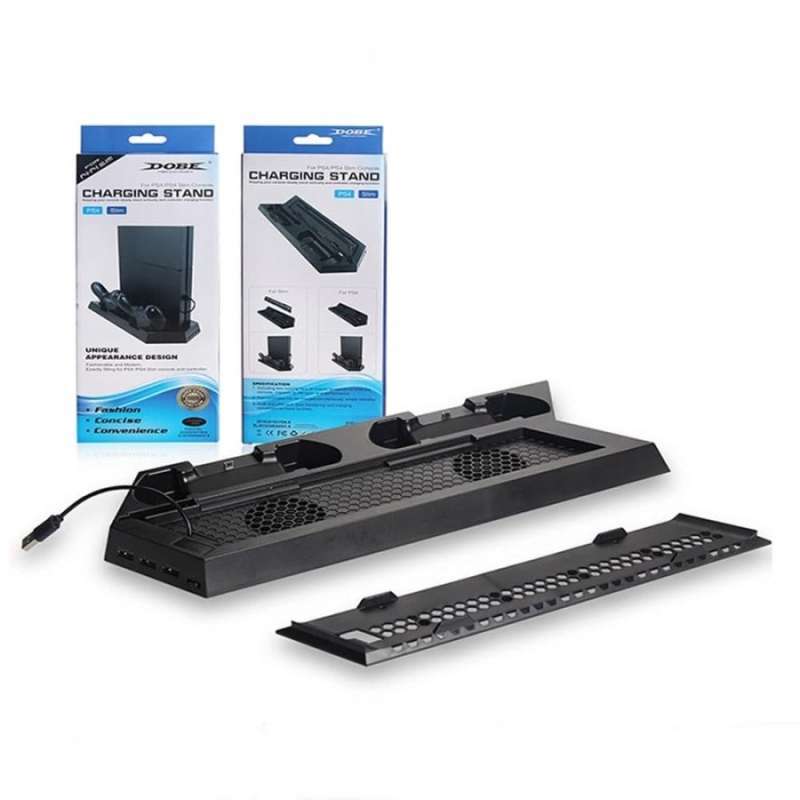 Jual Kipas Vertical Cooling Fan PS4 Charging Stand Dock Fat Slim Dan