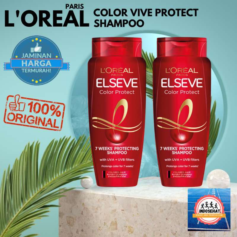 Jual LOREAL Paris Color Vive Protect Shampoo 2 PCS Shampo Perawatan