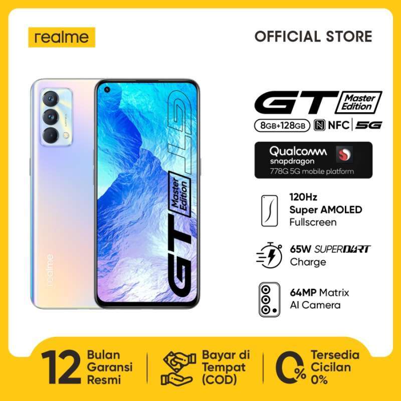 Jual Realme GT 5G 8/128GB NFC - Blue di Seller HapeJoss Official Store ...