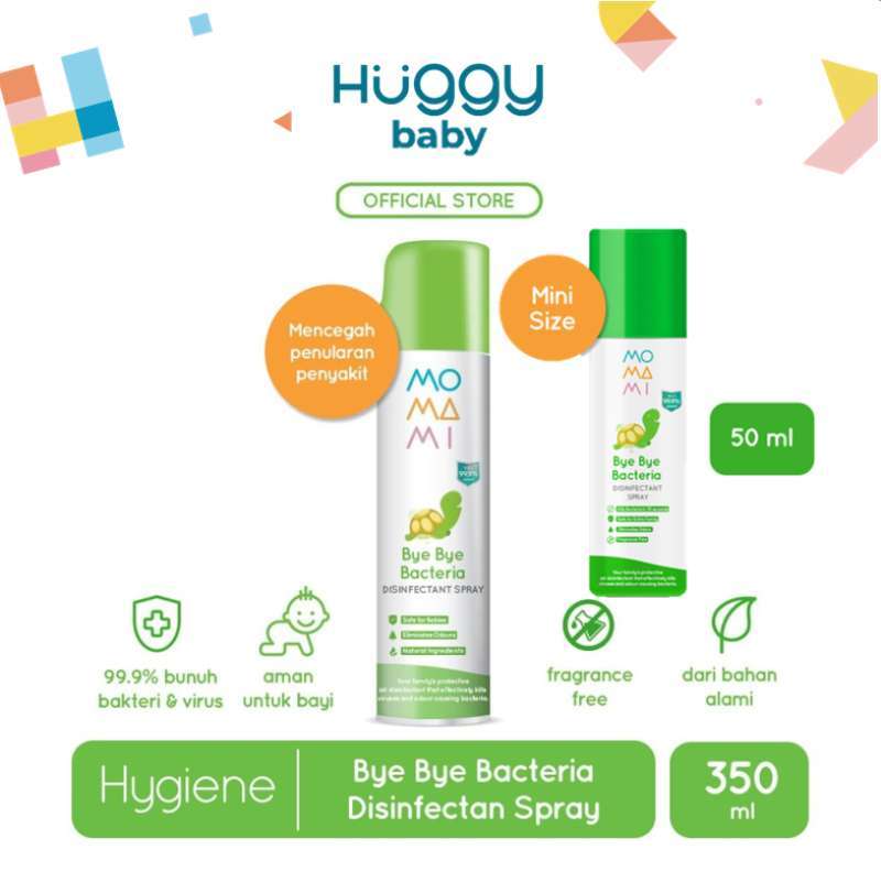 Goodbye Bacteria Promo Momami Bye Bye Bacteria Disinfectant Spray - 50ml Diskon 9% di ...