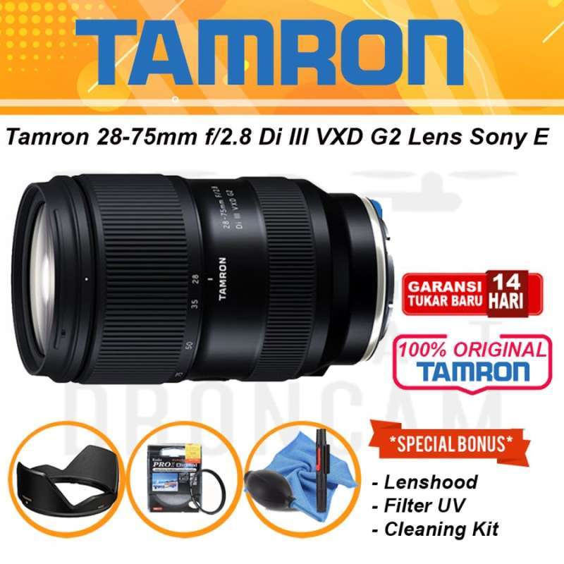 Jual Tamron 2875mm f2.8 Di III VXD G2 Lens Sony E Fullframe Bergaransi