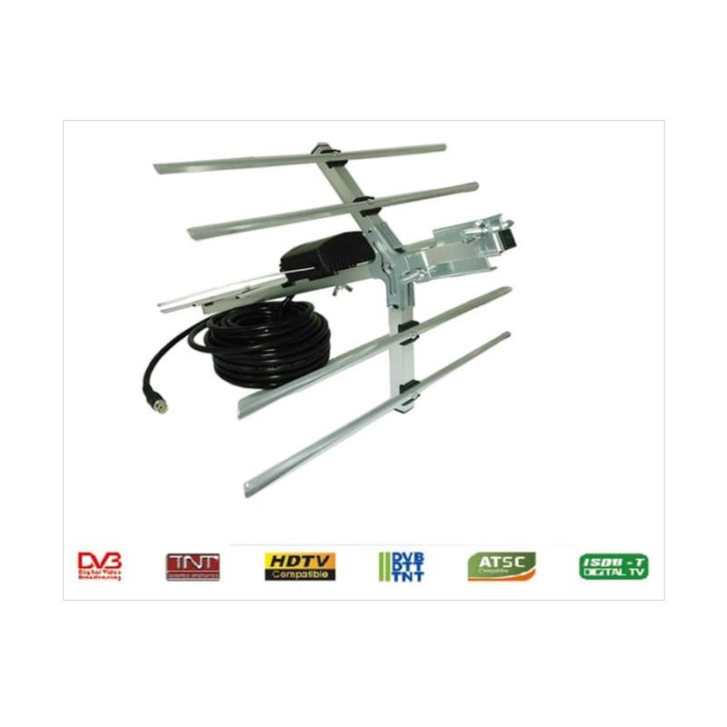 Jual Intra INT004 Antena TV Outdoor Free Kabel Antena 10 m