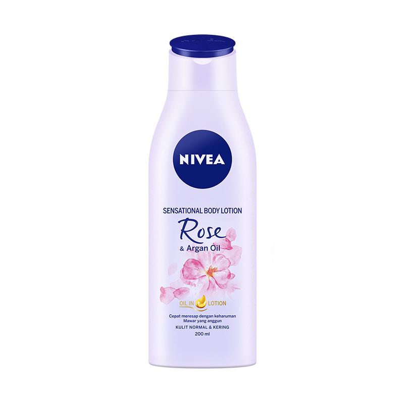Jual Nivea Sensational Body Oil Lotion Rose [200 mL] di Seller Wardah
