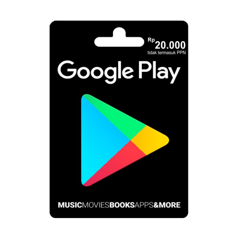 Jual Google Play Gift Card [IDR 20.000] di Seller Top E-emoney - Indonesia | Blibli