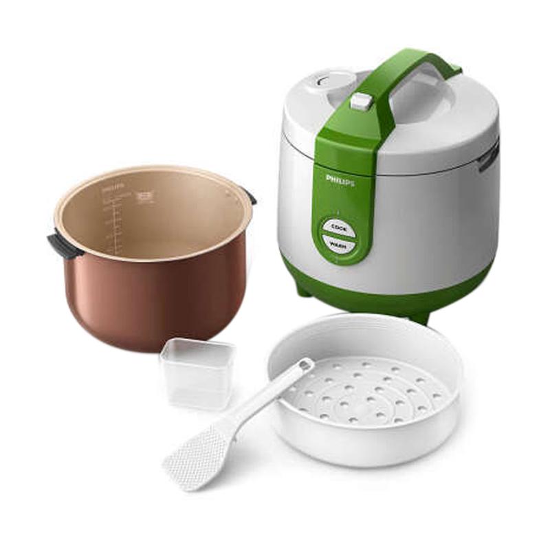 Jual PHILIPS HD 3119 Rice Cooker Hijau di Seller Maxistore