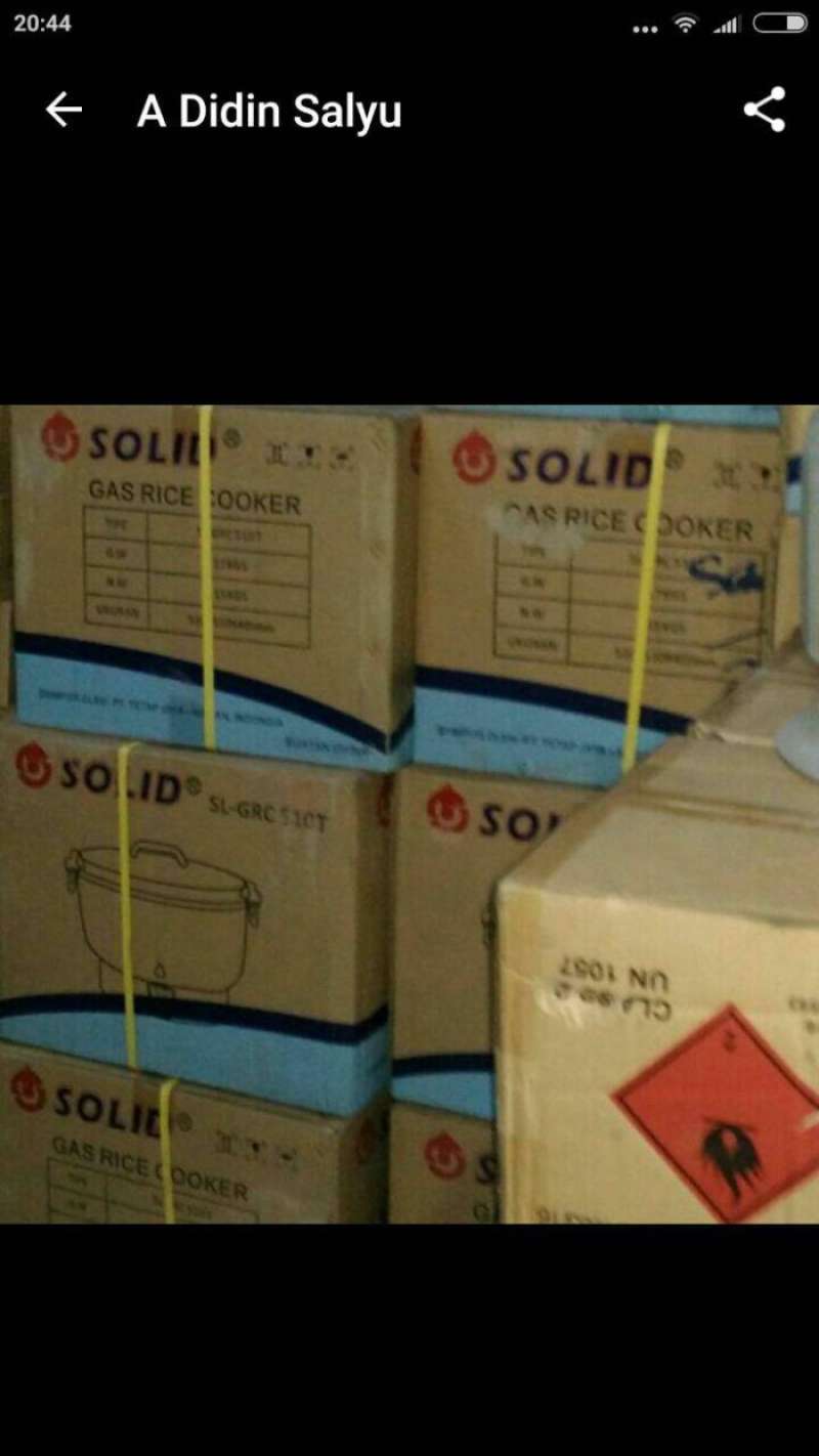 Promo rice cooker gas solid 10 liter Diskon 9 di Seller Kumikaze Store