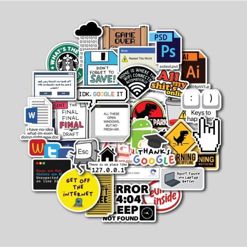 Jual Sticker Pack Internet Meme | Stiker Tumbler Laptop | Stiker Koper ...