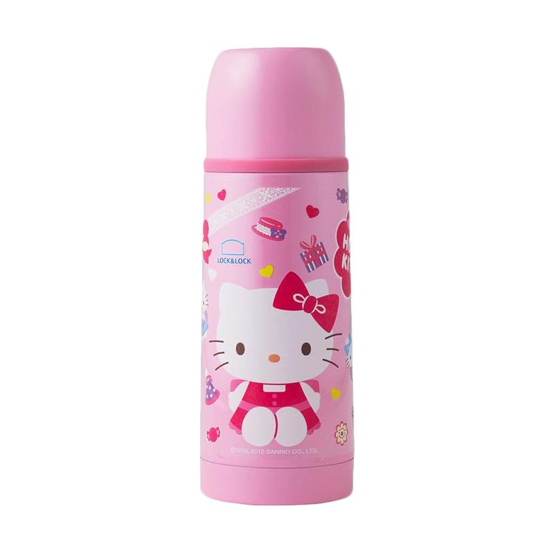 Jual LocknLock Hello Kitty Thermos Happy Party Vacuum Bottle Botol