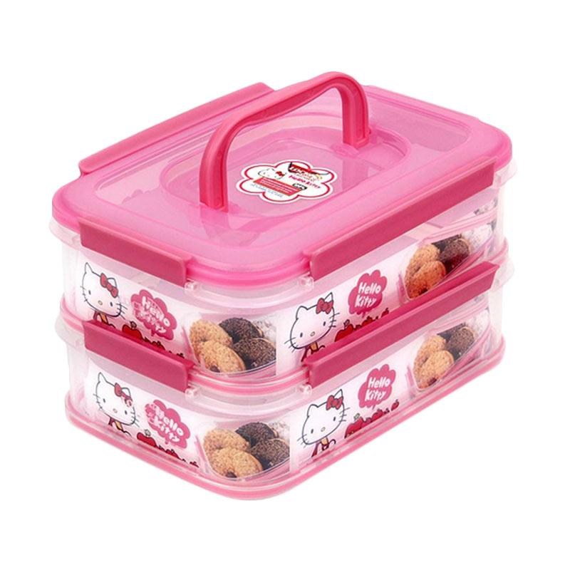 Jual Locknlock Hello Kitty Apple Handle Multilock Rantang Tempat Makan
