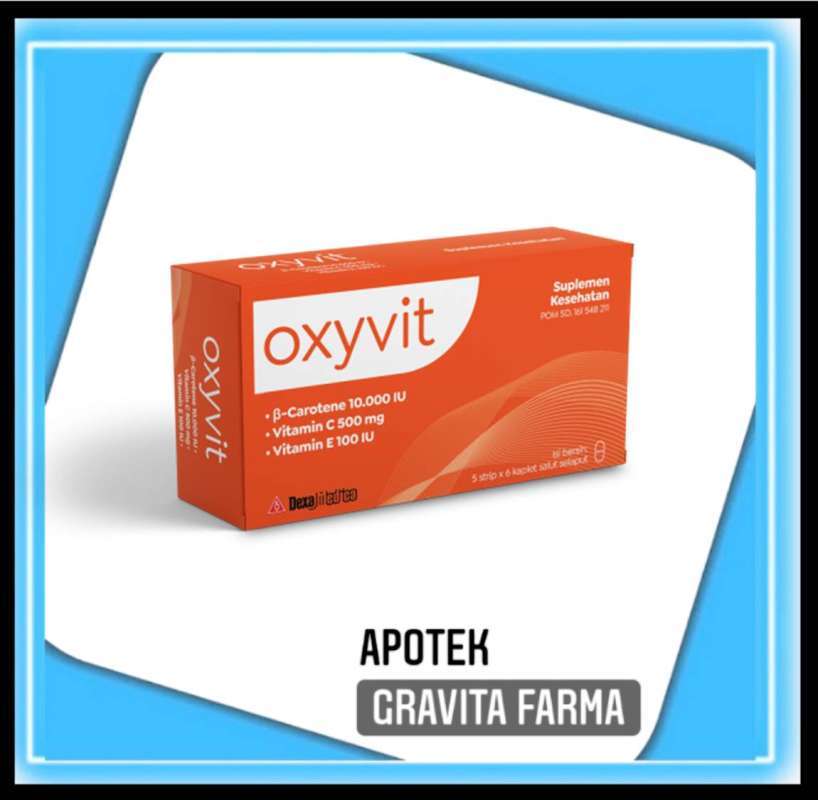 Jual Oxyvit 6 tablet suplemen beta karoten di Seller Apotek Gravita ...