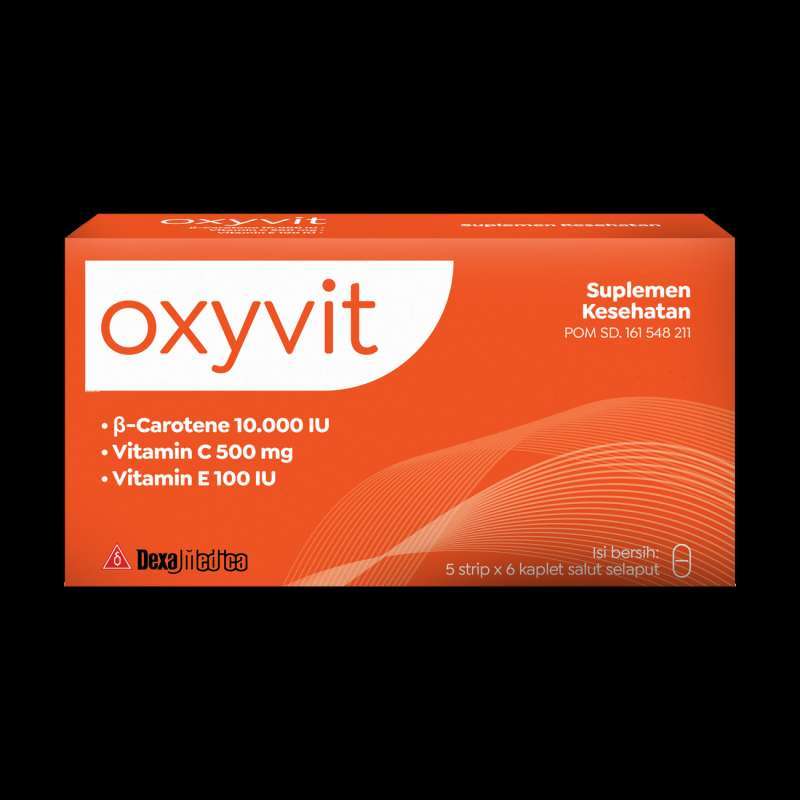 Jual Oxyvit 6 tablet suplemen beta karoten di Seller Apotek Gravita ...