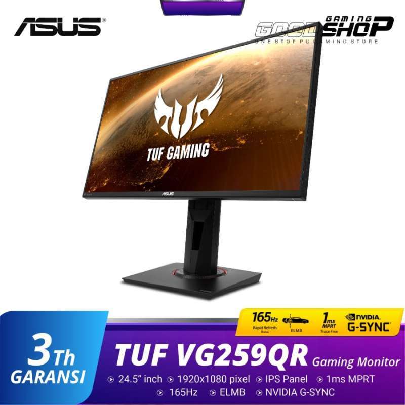 Jual Asus Tuf Gaming Vg259qr Gaming Monitor - 24.5 Full Hd, 165hz, G ...