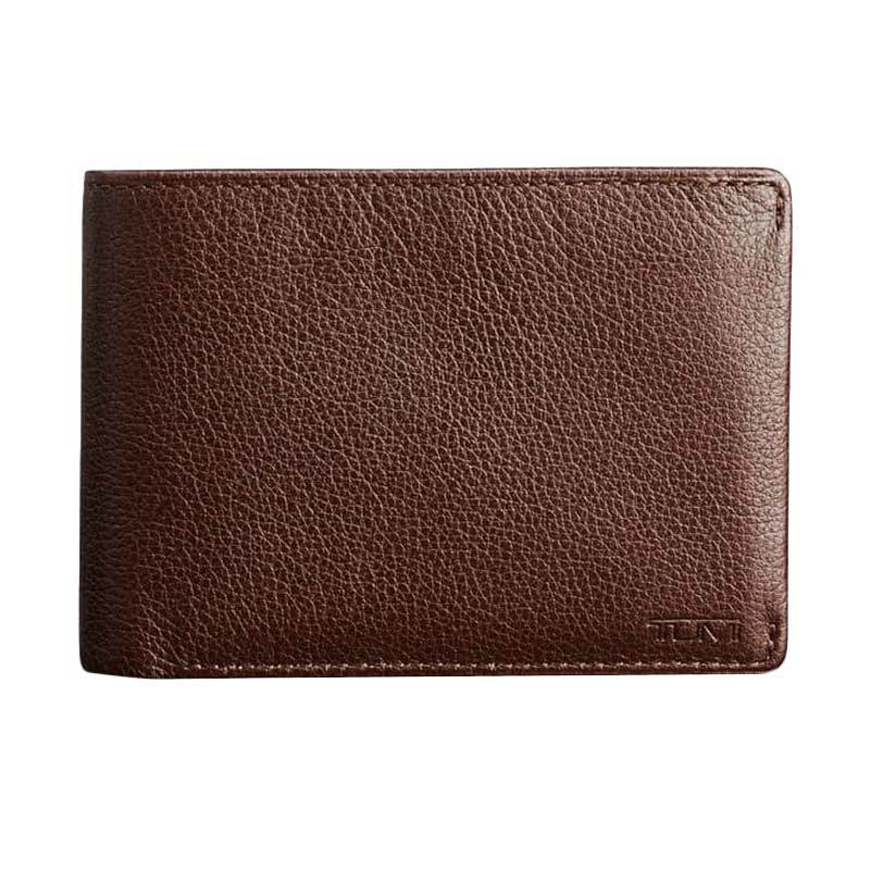 Jual TUMI Nassau ID Lock Double Billfold Leather Dompet