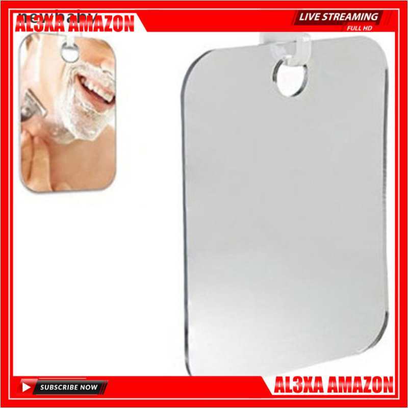 Promo Anti Fog Shower Mirror Shower Shave Mirror Acrylic Fogless Fog