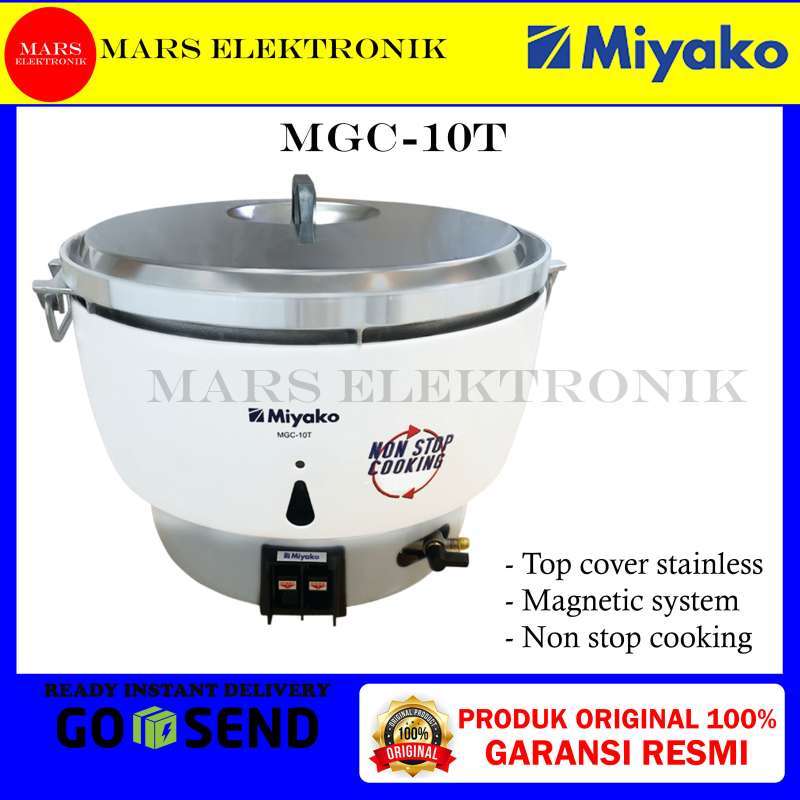 Jual RICE COOKER GAS MIYAKO MGC10T GAS RICE COOKER GAS MGC 10T