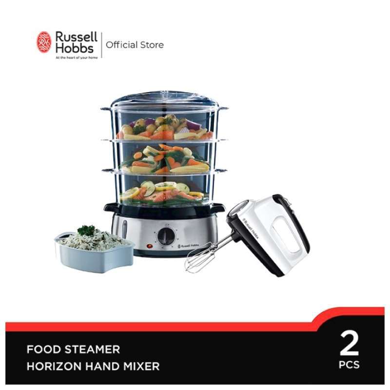 Jual Jual Bundling Russell Hobbs Food Steamer Horizon Hand Mixer di