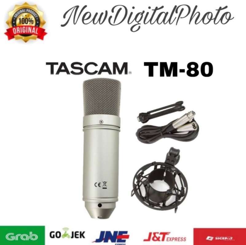 Jual BEST PROMO Tascam TM-80 Tascam TM80 Mic Studio Condenser Tascam TM ...