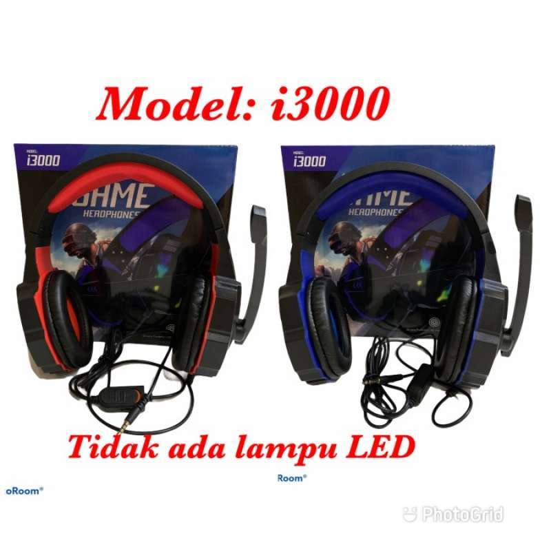 Jual Headset Gaming & Headphone Gaming + Microphone Pakai Kabel Jack 3