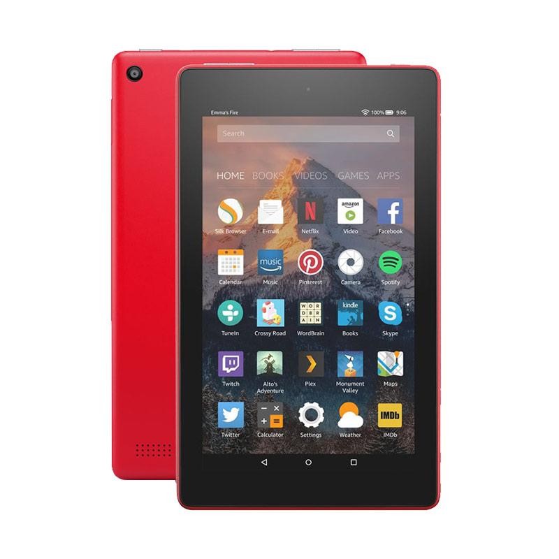 Jual Amazon Fire 7 with Alexa Tablet - Red [8 GB] Online