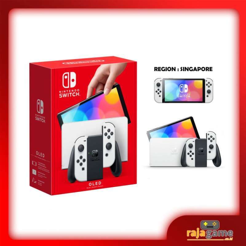 Jual Nintendo Switch Console OLED (White) SINGAPORE di Seller