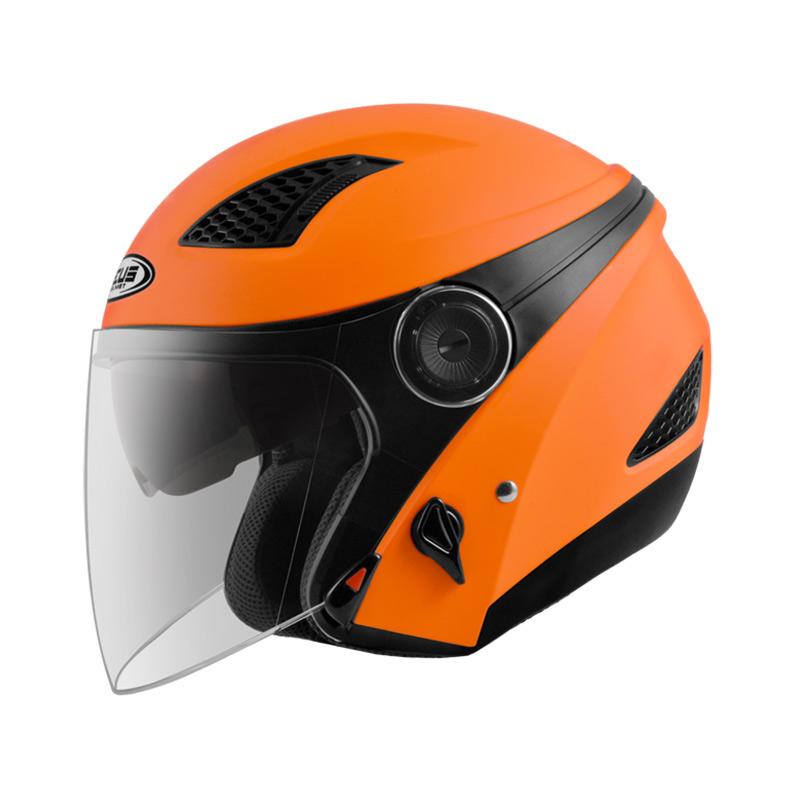 Jual Zeus ZS610 Helm Half Face L Matte Orange di Seller KOMANDO HELM