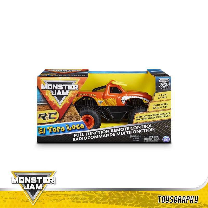 Jual Monster Jam EL TORO LOCO Remote Control Monster Truck RC 1 24
