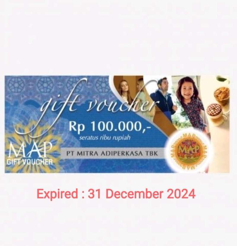 Jual MAP Gift Mitra Adiperkasa Voucher di Seller SpecialOne - Indonesia