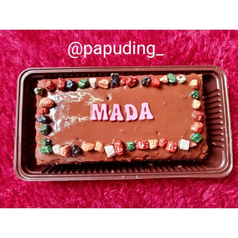 Jual brownies kukus super nyoklat snack box untuk acara pengajian