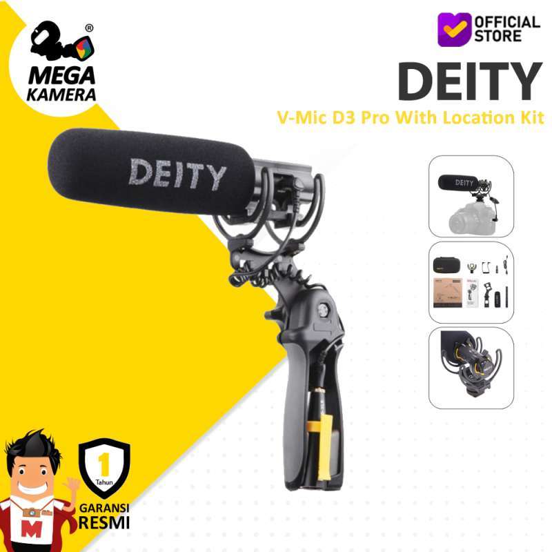 Jual DEITY VMic D3 Pro Directional Condenser Shotgun Microphone with