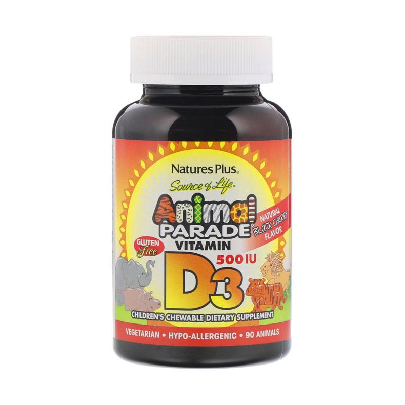 Promo Nature's Plus Source of Life Animal Parade D3 500 IU Kid Vitamin