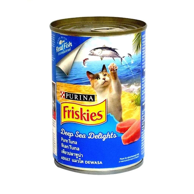 Jual Friskies Pure Tuna Pet Food Makanan Kucing [400 g] di Seller