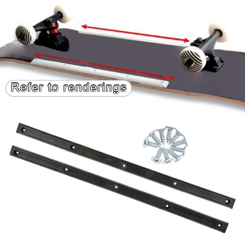 Jual 1 Pair Skateboard Deck Head Anti Bump Protect Rubber Strip