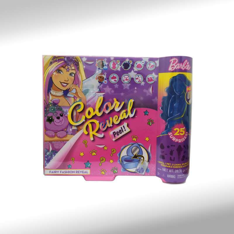 Jual Barbie Color Reveal Peel Fairy Fashion Reveal Doll 25 Surprise ...