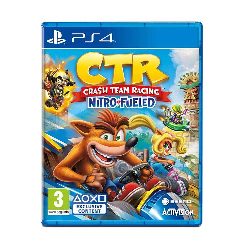 Promo SONY PlayStation 4 CTR Crash Team Racing Nitro Fueled DVD Game ...