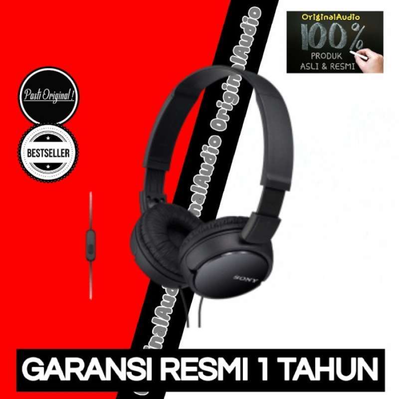 Promo SONY MDR ZX110 - ZX110AP - ZX 110AP Headphone with Mic Original