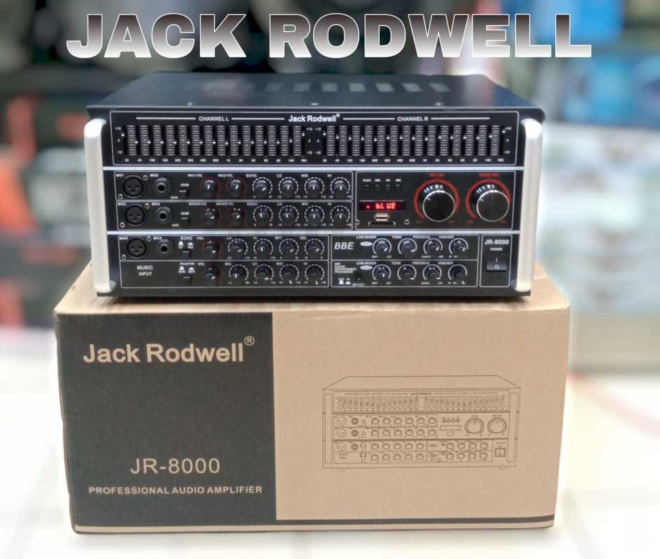 Jual Power Mixer Amplifier Jackrodwell Jr 8000 Bluetooth Usb Di Seller