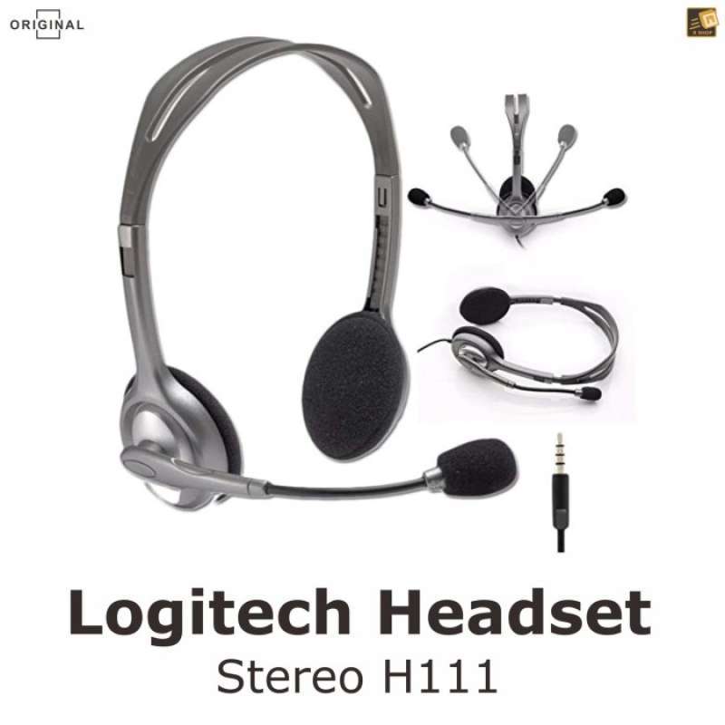 Jual Logitech Headset Model Call Center Computer Tablet And Smartphone