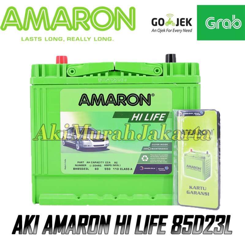 Jual Aki Mobil Nissan X Trail Amaron HI LIFE 55D23L / 85D23L Aki Kering