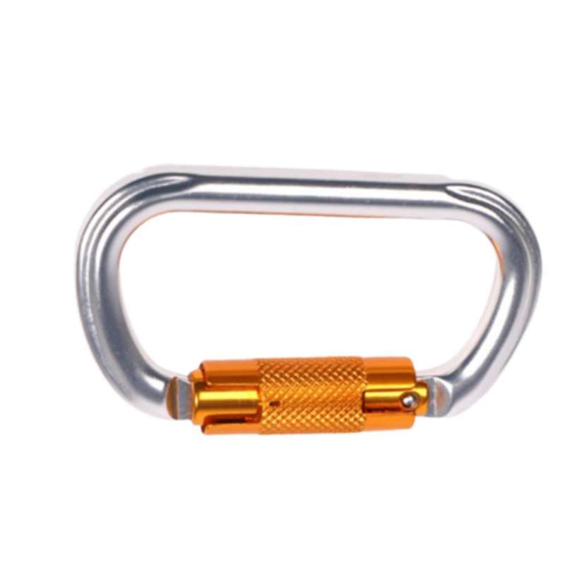 Jual NTR Oval Quick Release Steel Carabiner Automatic Safety Lock di