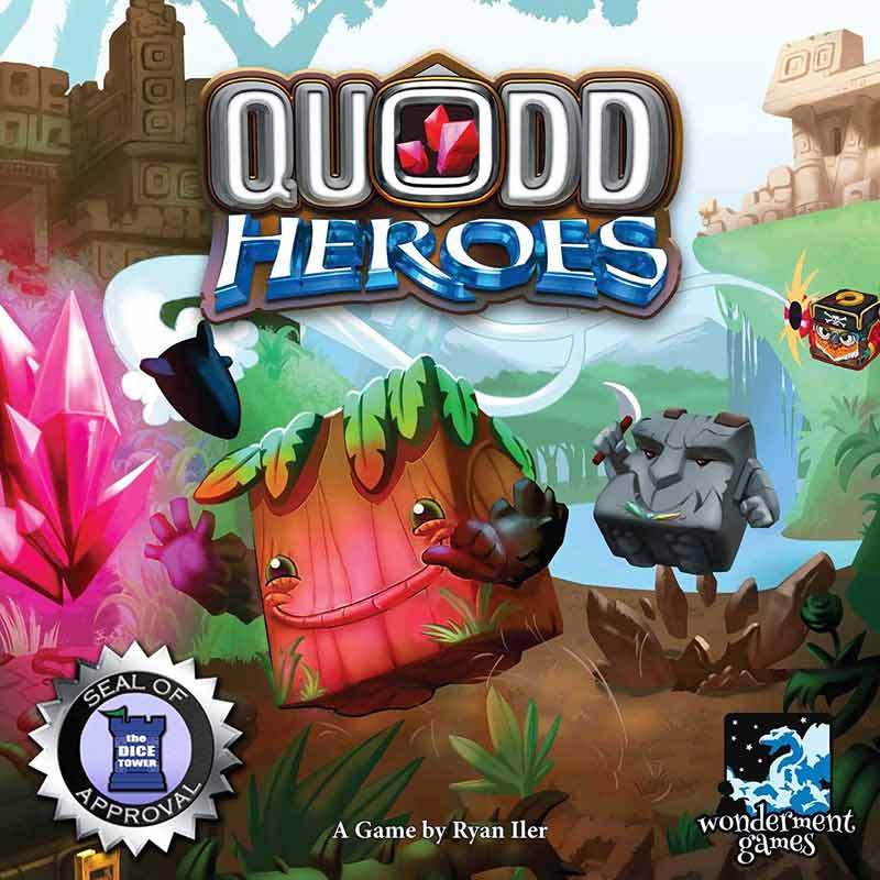 Promo Wonderment Games Quodd Heroes Base Game Kickstarter Edition Board